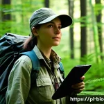 Home 13 생물다양성 보전 전문가 연봉 협상 방법 - **Prompt 1: Dedicated Field Researcher**
"A determined female biodiversity specialist, in her ea...