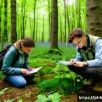 Home 17 생물다양성 보전 분야 실무 교육 - A group of diverse Polish environmental scientists and students participating in an interactive outd...