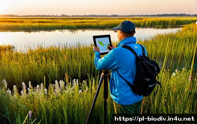 Home 17 생물다양성 보전 전문가 자격 및 역할 - Photorealistic Polish biodiversity conservation specialist in practical outdoor field clothing, care...